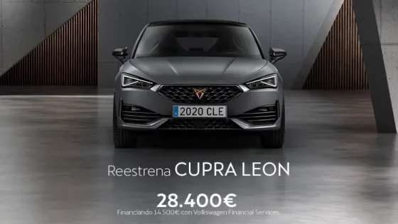 Re-estrena Cupra León por solo 28.400€*